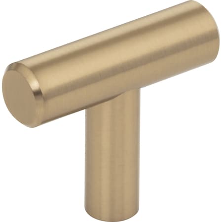 Elements 1-9/16" Overall Length Satin Bronze Naples Cabinet "T" Knob 40SBZ